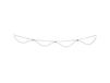 Made in Design Petite Friture - Guirlande lumineuse extérieur Spline - Orange - Polyester - Designer David Derksen