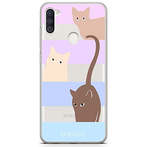 BABACO ERT GROUP mobiele telefoonhoesje voor Samsung A11 / M11 - Babaco patroon Cats 014