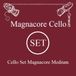 Larsen Magnacore Medium Cello Snaren Set
