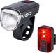 VDO Eco Light M30 USB + RED USB - Fietsverlichtingsset - Zwart