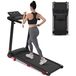 Rolipo ProForm Loopband, 3,0 PK, opvouwbaar, 14 km/u, 8% helling, 120 kg draagvermogen, USB/Type-C, Bluetooth, 12 programma's (zwart)