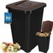Poubelle 50 litres avec couvercle - Séparation efficace des déchets