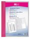 Veloflex VELOFORM stofklepmap PVC Roze, Transparant A4