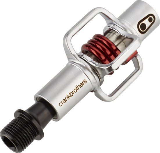 Crankbrothers Eggbeater 1 Pedalen Zilver/Rood