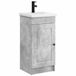 vidaXL Badkamermeubel met Wasbak Betongrijs 42 x 40 x 84,5 cm
