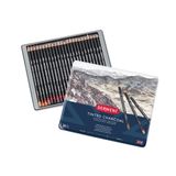 Derwent 24-delige Houtskool Potloden Set, Meerkleurig