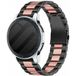 Strap-it OnePlus Watch 3 - 46mm Stahlarmband (Schwarz/Rosa)