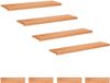 vidaXL - Trapmatten - 8 stuks - Lak - 110 x 30 x 2 cm - Massief beukenhout