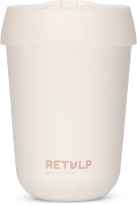 Retulp Koffiebeker - Lekdicht - White White