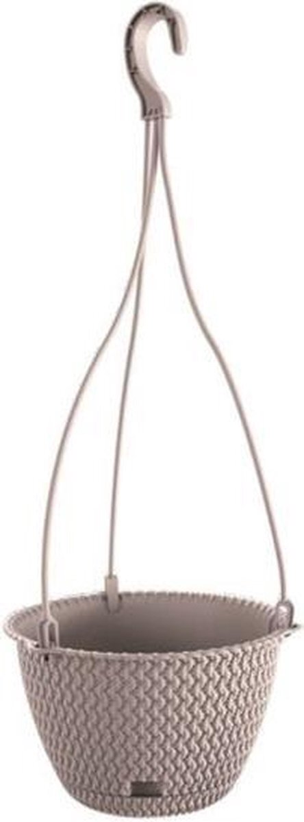 Prosperplast Ronde bloempot hanger 4.8L Prosplasplast splofy ronde ws plastic mocca 27 x 16,6 cm