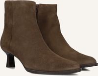 Unisa Lomas Enkellaarsjes - Enkelboots met rits - Dames - Bruin - Maat 41