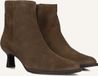 Unisa Lomas Enkellaarsjes - Enkelboots met rits - Dames - Bruin - Maat 41