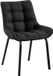CLP Saranda Chaise de salle à manger - Tissu/gris titane