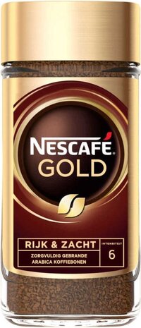 Nescaf&#233; Gold Rijk &amp; Zacht - oploskoffie - 200 gram