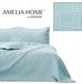 AmeliaHome Ophelia Dekbedovertrek Microvezel - 170x270cm - Lichtblauw
