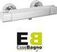 EsseBagno thermostatische douchemengkraan Voluto chroom 15cm