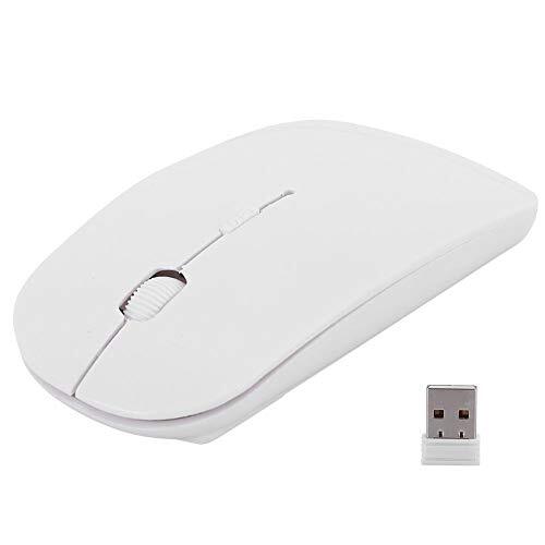 Topiky Draadloze muis, 2,4 GHz draadloze ergonomische muis 1000/1200/1600 DPI computermuizen Laptop USB-muis 4 knoppen Draadloze draadloze muizen met ontvanger voor Windows