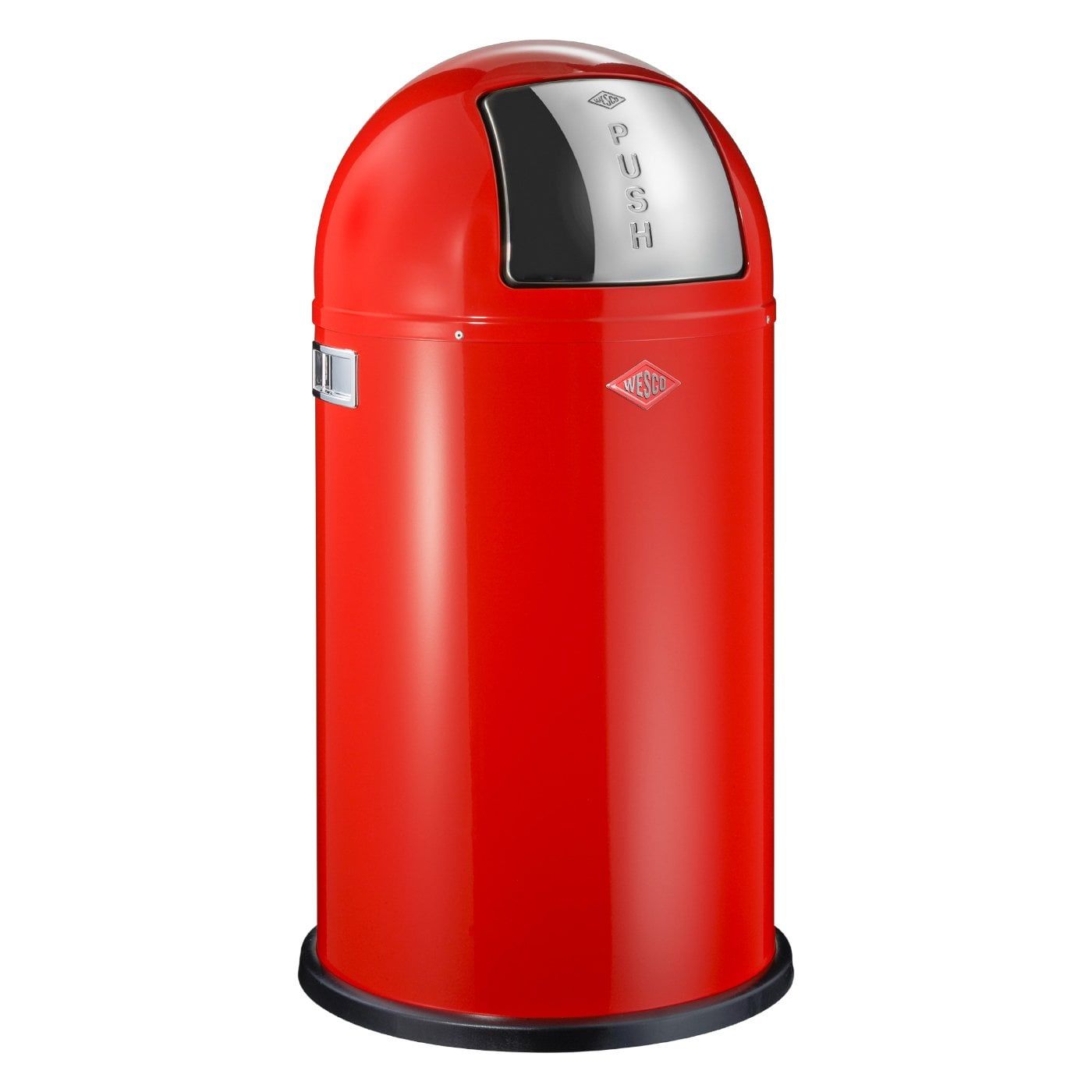 Wesco Pushboy - Vuilnisbak - 50 Liter - Rood