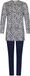 Pastunette Premium - Pyjama - Grace - Katoen/Modal - Donkerblauw - Maat 40