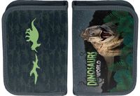 Dinosaurus Paso Dinosaurus Tekenetui / T-Rex - Groen - Polyester - 19,5 x 13 cm