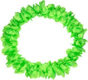 Folat Party Products Hawaii kransen bloemen slingers - neon groen