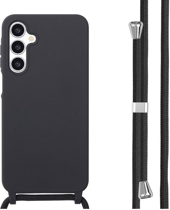 imoshion Siliconen hoesje met koord voor de Samsung Galaxy A16 - Zwart