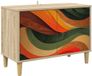 vidaXL Meuble TV BONN 69 x 33 x 50 cm Sonoma Bois composite