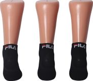 Fila Ankle Socks 3-Pack Zwart Unisex Katoen 39-42