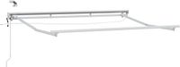 vidaXL Elektrisch Zonnescherm Frame met LED's Wit 3,5 x 2,5 m