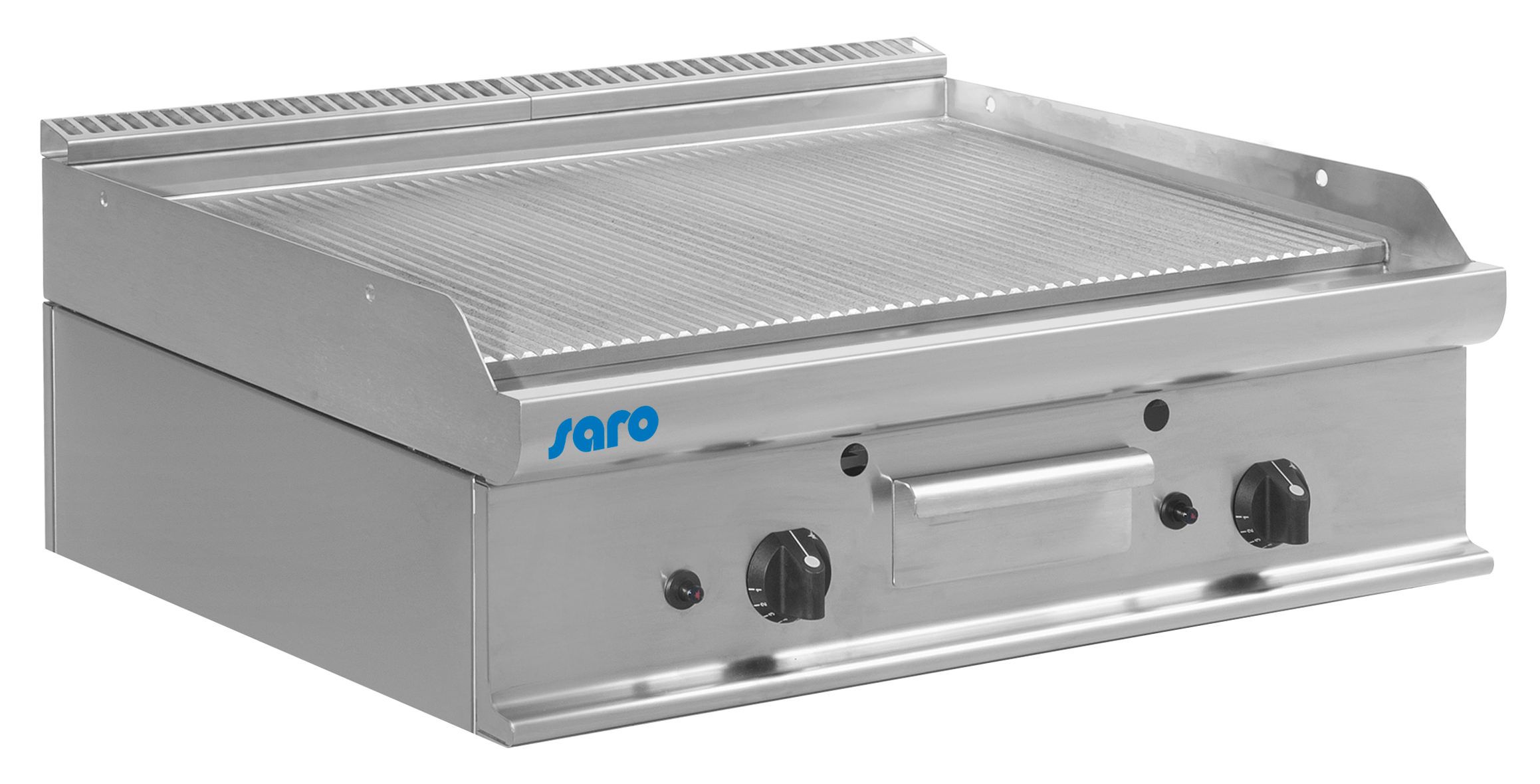 Saro E7/KTG2BBR Roestvrijstaal Grillplaat op gas