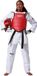KWON Taekwondo Borstbeschermer Competition WT goedgekeurd Rood, Blauw L