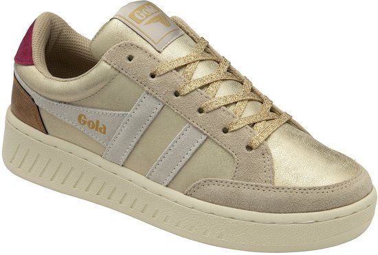 Gola Superslam Blaze II leren sneakers goud