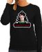 Bellatio Decorations Shoppartners Bv Dieren kersttrui varken - zwart - dames - Foute varkens kerstsweater - Kerst outfit dieren liefhebber XL