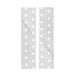 roba Bankkussen voor kinderfeestbanken, 2-delige zitkussenset in design Little Stars, bekleding geschikt voor roba Partysets, grijs/wit