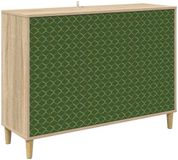 vidaXL Dressoir GELEEN Sonoma 102 x 33 x 75 cm Bewerkt hout Bruin