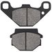 Plaquettes de frein semi-métalliques pour quads, 55,5x37x10 mm, jeu de 3 pièces