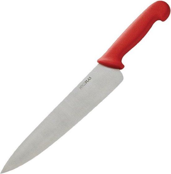 Hygiplas Koksmes 25.5cm Rood