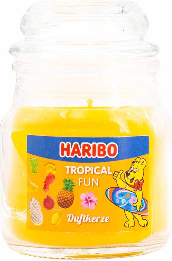 Haribo Tropical Fun Geurkaars - Citrus-fruitig - 27 branduren