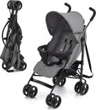 Poussette canne légère pour enfants - Poussette de voyage facile à plier avec dossier réglable