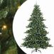 vidaXL Kunstmatige Hinged Kerstboom Groen 240 cm PVC en Staal