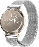 By Qubix Qubix Milanese Bandje Zilver Geschikt voor Garmin Lily 2