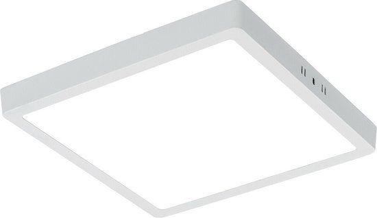 LED Paneel 30x30cm - 24W - Koud Wit (6400K) - Vierkant - Opbouw - Mat Wit - Flikkervrij