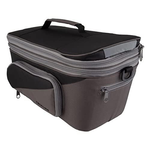 Racktime Unisex – volwassenen System Talis Plus 2.0 bagagedragertassen, zwart/grijs, één maat, 0900-201, eenheidsmaat