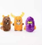 Zippy Paws Squeakie Buddies - 3-Pack (Beaver, Moose, Walrus)