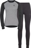 Odlo Active Warm Eco Special Set Dames Thermoset Dark Grey Melange - Grey Melange S