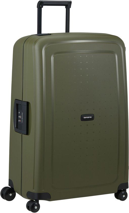 Samsonite S'cure Spinner 75/31 Hardcase Luggage - Olive - 102L