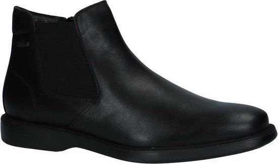 Geox U 64n1 B Heren Schoenen Maat 45 - Zwart Leer