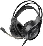 Hoco Casque de jeu avec microphone - Casque PS4, PS5, Xbox One, Xbox Series et PC - Haut-parleurs de 50 mm