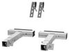 Panneau solaire support pour installation de balcon fixation avec crochets sur la balustrade set pour 4 panneaux solaires
