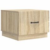 vidaXL Salontafel Sonoma Eiken 49 x 50 x 37 cm Bewerkt hout